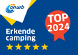 Erkende 5-sterren camping, TOP 2024.